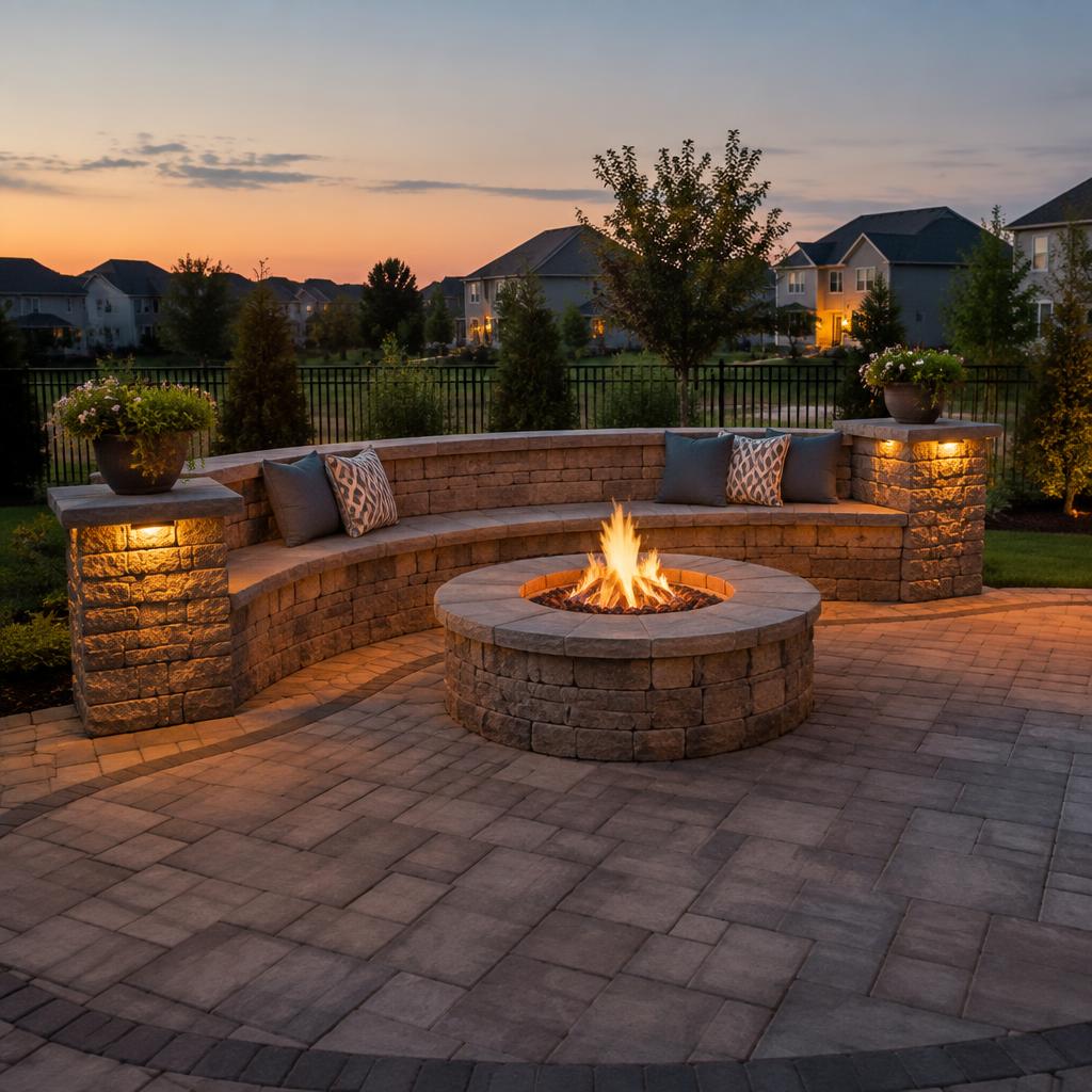 Rochester stone masonry services — finished stone masonry work in a Rochester, NY home